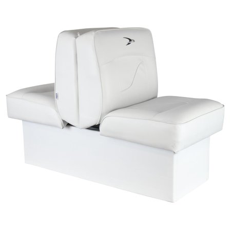 WISE 10 in. Base Lounge Seat, Brite White & Brite White 8WD1033-0030